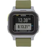 Nixon Regulus Expedition Herren Armbanduhr Gunmetal/Surplus 47,5 mm, spritzgegossenes TR-90-Gehäuse, Wasserdichtigkeit: 100 Meter, A1324-2072-00