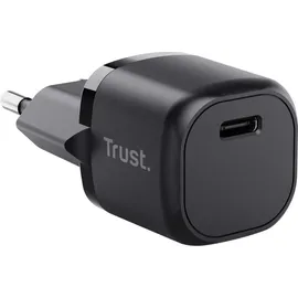 Trust Maxo Ultrakleines 20W USB-C-PD-Ladegerät, Schwarz
