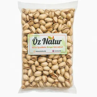 Öz Natur | Pistazien mit Schale aus Kalifornien (geröstet & gesalzen) 0,7 kg