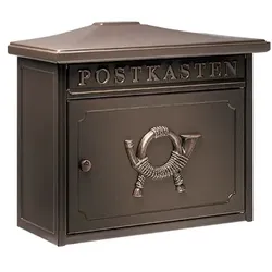 Stahlblech-Briefkasten Sylt 1883 kupferfarbig