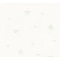 Profhome Kindertapete 0,53 m x 10 m 5,33 m2 Weiß 324401-GU