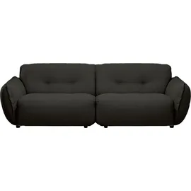 BeType 4-Sitzer BETYPE "Be Fluffy Mega Sofa, viel Platz, XXL Couch, Breite 283cm, bequem", grau (anthracit), B:283cm H:87cm T:120cm, 100% Polyester, Sofas, Softes Sitzgefühl, moderne Kedernaht, hochwertiger Bezug