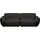 BeType 4-Sitzer BETYPE "Be Fluffy Mega Sofa, viel Platz, XXL Couch, Breite 283cm, bequem", grau (anthracit), B:283cm H:87cm T:120cm, 100% Polyester, Sofas, Softes Sitzgefühl, moderne Kedernaht, hochwertiger Bezug