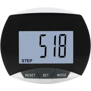 Schrittzähler Damen Herren Fitness Tracker Clip LCD Display Kalorienzähler 6,4cm