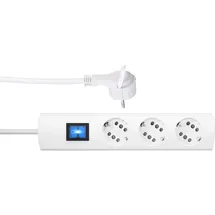 Kopp Steckdosenleiste 1,4 m Weiß 4 St.