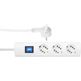 Kopp Steckdosenleiste 1,4 m Weiß 4 St.