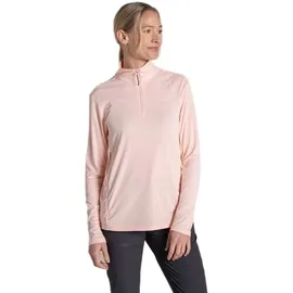 Craghoppers Damen Nosilife Solarshield+ Half Zip Pullover (Größe XL, rosa)