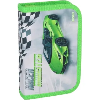 Spirit Schüleretui "Racer Monster" 1Zip 28-tlg.