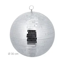 Relaxdays Discokugel, 30 cm,