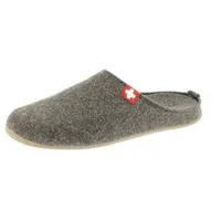 Living Kitzbühel Hausschuhe Filzpantoffel (Wolle) Schweizer Kreuz braun Herren,