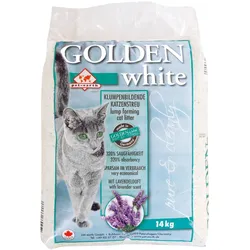 GOLDEN white Katzenstreu mit Lavendelduft 14kg