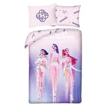 K-POP Demon Hunters Lila 140 x 200 cm + 70 x 90 cm
