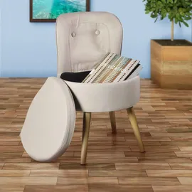 Echtwerk Sessel Vince hellgrau buche Stoff, 1 St.