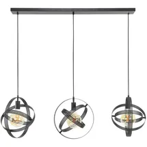 KAWOLA Hängeleuchte DILLY Hängelampe 3-flammig Metall schwarz