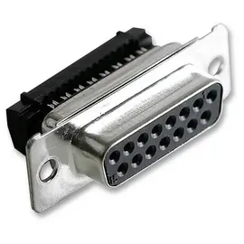 MH CONNECTORS MH10576 D-SUB Buchsenleiste 180° Polzahl: 15 Schneid-Klemm 1St.