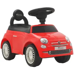 Fiat 500 Aufsitzauto für Kinder – Rot, offiziell lizenziert