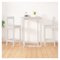vidaXL Esszimmerstuhl Barstühle 2 Stk. Weiß 40x41,5x112 cm Massivholz Kiefer (2 St) weiß 41.5 cm x 112 cm