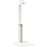 vidaXL Outdoor-Dusche Weiß 75 x 76 x 217 cm