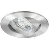 ISOLED Slim68 MiniAMP 1er rund Alu gebürstet 8W 24V DC neutralweiß dimmbar