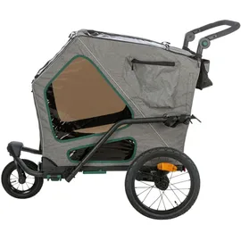 Trixie Jogger-Umbausatz grau/schwarz für Fahrrad-Anhänger M