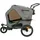 Trixie Jogger-Umbausatz grau/schwarz für Fahrrad-Anhänger M