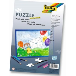 Folia Papp Puzzle A4 mit Legerahmen (35 Teile)