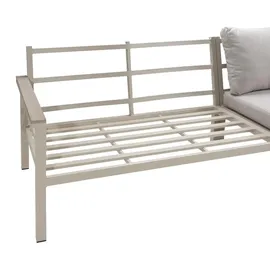 tierra outdoor gmbh Gartenlounge 2-teilig FUJI LOUNGE, Champagnerfarben - Olefin - Polywood