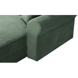 Uno Eckcouch Mikrofaser 2-Sitzer Grün
