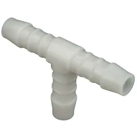 tecuro Schlauchverbinder T-Stück Ø 5 mm Kunststoff weiß