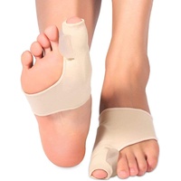 1 Paar Valgus Korrektur Zehentrenner, Hallux Valgus Bandage Fuß Schmerzmittel Gel Pad 2 Toes Separators Distanzscheiben für Hallux Valgus Bunion Schmerzlinderung (L)