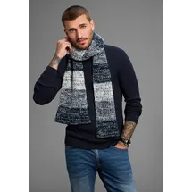 MAN'S WORLD Schal in marine-weiß - Gr.: onesize