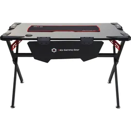 MCW Schreibtisch MCW-F11, Computertisch Jugend-Schreibtisch, Gaming 120x75cm MVG schwarz
