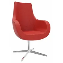 FM Helmets fm Sessel Pirum rot chrom Stoff, 1 St.