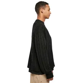 URBAN CLASSICS Boxy Strickjacke Black L