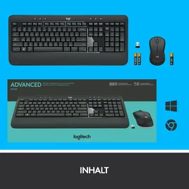 Logitech MK540 Advanced Wireless Tastatur UK Set 920-008684