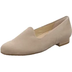 Semler Damen Pumps bequem Samt-Chevro in beige