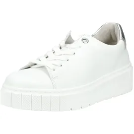 Gabor Davos Plateau-Sneaker Damen Silber/Weiß 39