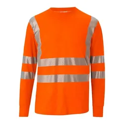 Warnschutz Longsleeve-Shirt "REFLECTIQ" UV-Schutz - XXL - warnorange