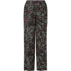 Viskose-Hose, Druck oliv, 44