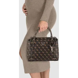 GUESS Eco Erica 2 Compartment Mini Tote Brown Logo - Einheitsgröße