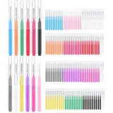 130 Stück interdentalbürsten 12 Farben mit Kappe zahnzwischenraumbürsten zwischenraumbürste interdentalbürste interdentalzahnbürsten zahnbürste zwischenräume zur Reinigung der Zahnzwischenräume