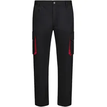 VELILLA 103004 - Mehrtaschenhose (Größe 44) Farbe schwarz und rot