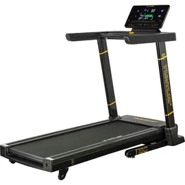 Tunturi T100 Laufband Klappbar - Walking pad - Für zuhause - LED Monitor - Laufband mit 44 Trainingsprogrammen - 0.8-20.0km/h schwarz|gelb NO SIZE