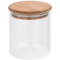 VidaXL Vorratsgläser mit Bambusdeckel 10 Stk. 600 ml