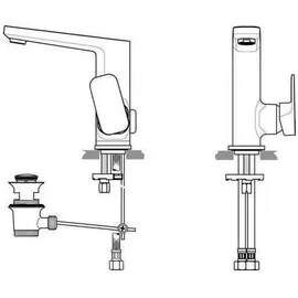 Ideal Standard Tonic II Einhandmischer (A6332AA)