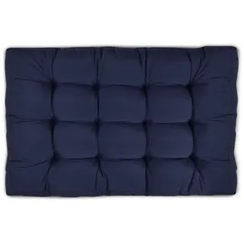 Beautissu Palettenkissen 120 x 80 x 15 cm blau 1 St.