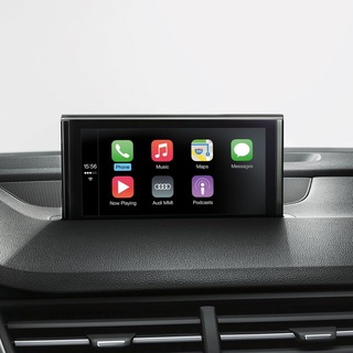 Audi 4M0051472 Nachrüstung Smartphone Interface Display MMI Media (nur für MMI Navigation Plus), Schwarz