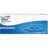 Bausch + Lomb SofLens Daily Disposable Tageslinsen, sphärische Kontaktlinsen, weich, 30 Stück BC 8.6 mm / DIA 14.2 / -7.50