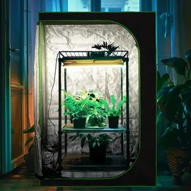 Relaxdays Growzelt Indoor 40 x 40 x 160 cm