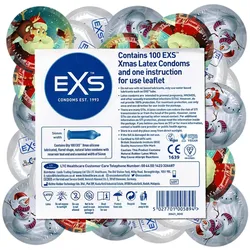 «Xmas» - 100 Winterkondome, nominale Breite 54 mm (100 Kondome) 100 St